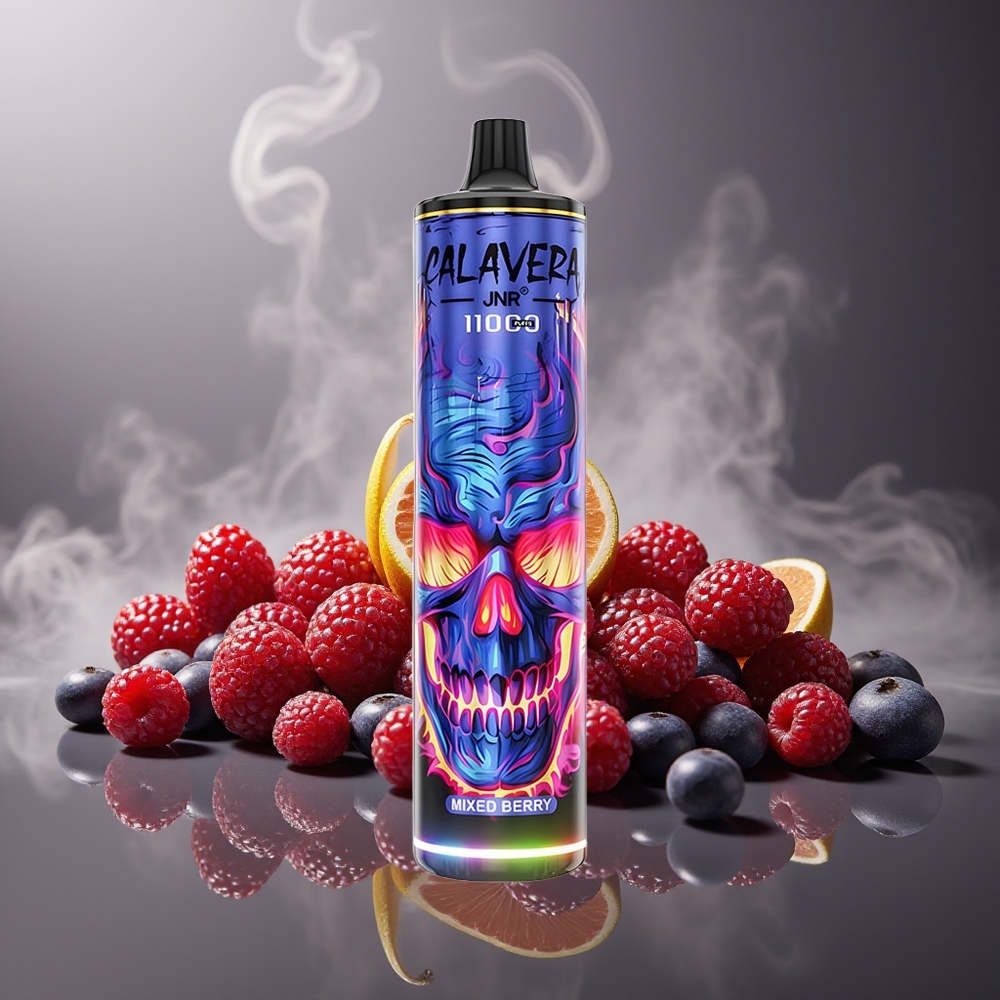 Partihandel Sverige JNR Calavera 11000 Puffs Blandade Bär Typ-C 850mAh 21ml 1.0ohm