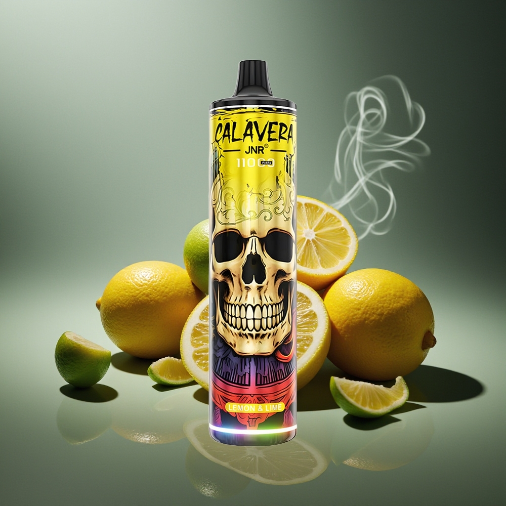 Partihandel Sverige JNR Calavera 11000 Puffs Engångs Vape Citron & Lime 850mAh 21ml 1.0ohm