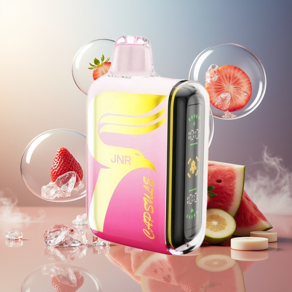Partihandel Sverige JNR Batman 15000 Puffs Jordgubb Vattenmelon Is Dual Mesh 20W Boost