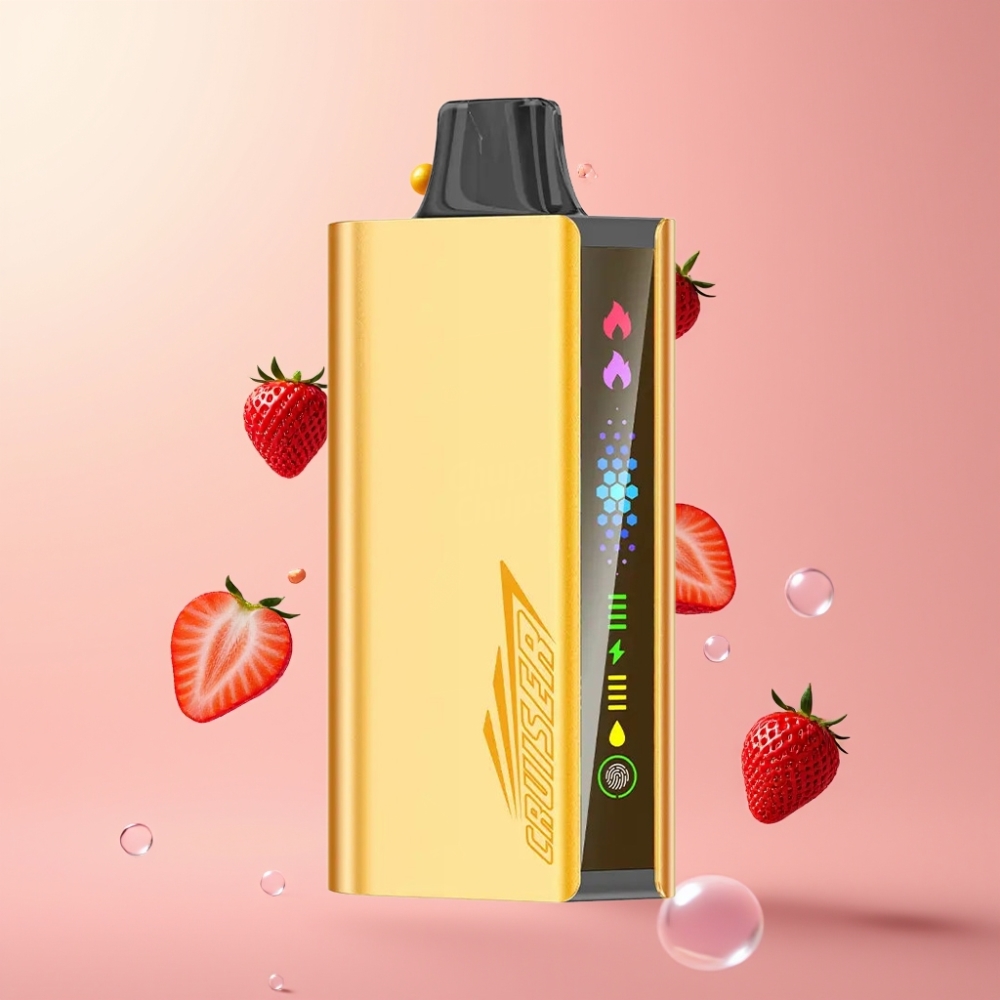 Partihandel Sverige JNR Cruiser 12000 Puffar Inbyggd 3500 mAh Jordgubb Chupa Chups