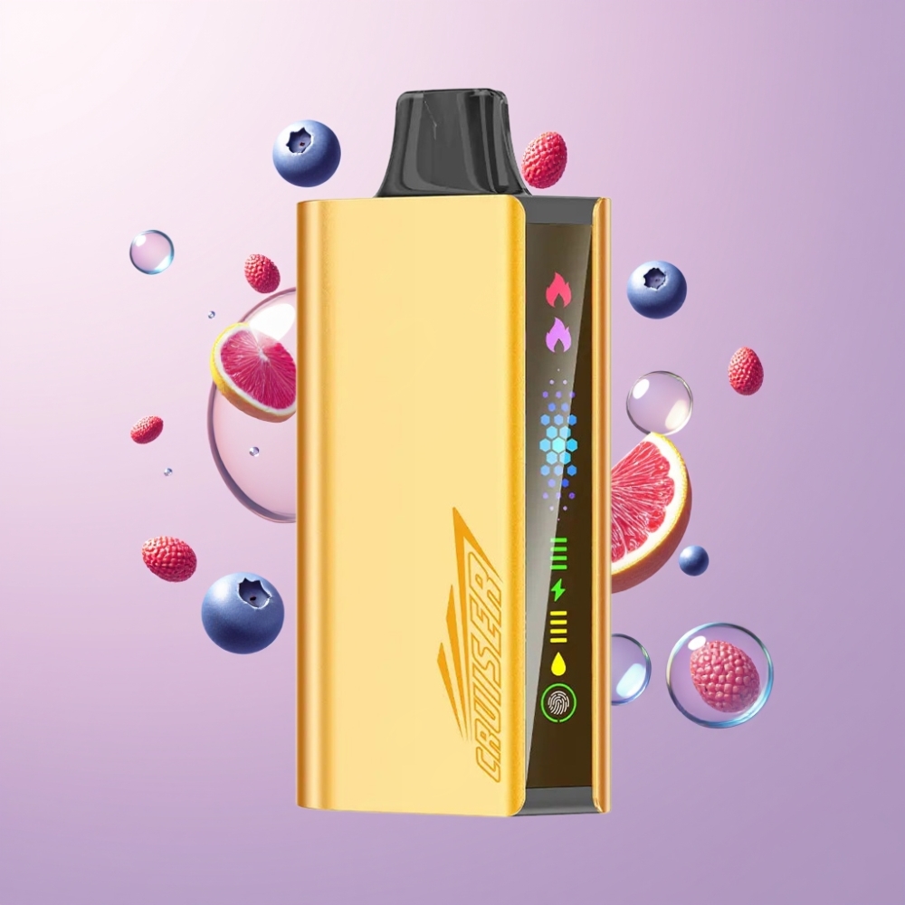 Partihandel Sverige JNR Cruiser 12000 Puffs Inbyggd Batteri Blåbärsblast