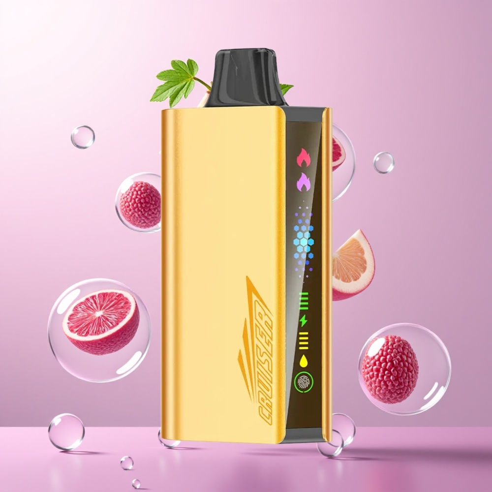 Partihandel Sverige JNR Cruiser 12000 Puffs No-Charge Vinterns Gra Is Built-in 3500 mAh Battery Full-Metal Aluminum Body