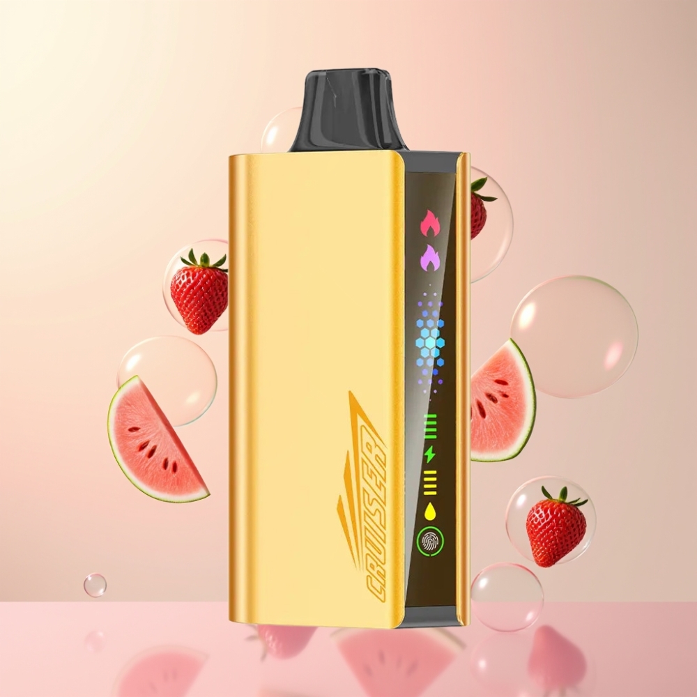 Partihandel Sverige JNR Cruiser Full-Metal 12000 Puffs Jordgubb Kokos Vattenmelon