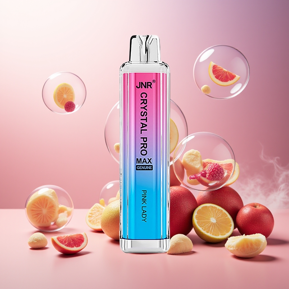 Partihandel Sverige JNR Crystal Pro Max 5000 Puffar 1400mAh 12ml Rosa Damen