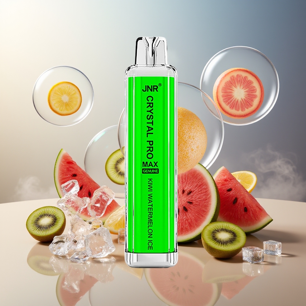 Partihandel Sverige JNR Crystal Pro Max 5000 Puffs 1400mAh 12ml Kiwi Vattenmelon Is