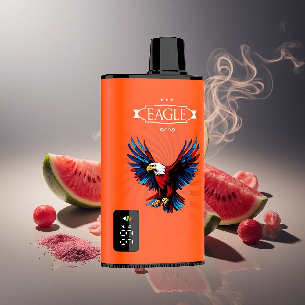 Partihandel Sverige JNR EAGLE Smart 23000 Puffs Digital Skärm 1.0ohm Mesh Vattenmelon Tuggummi