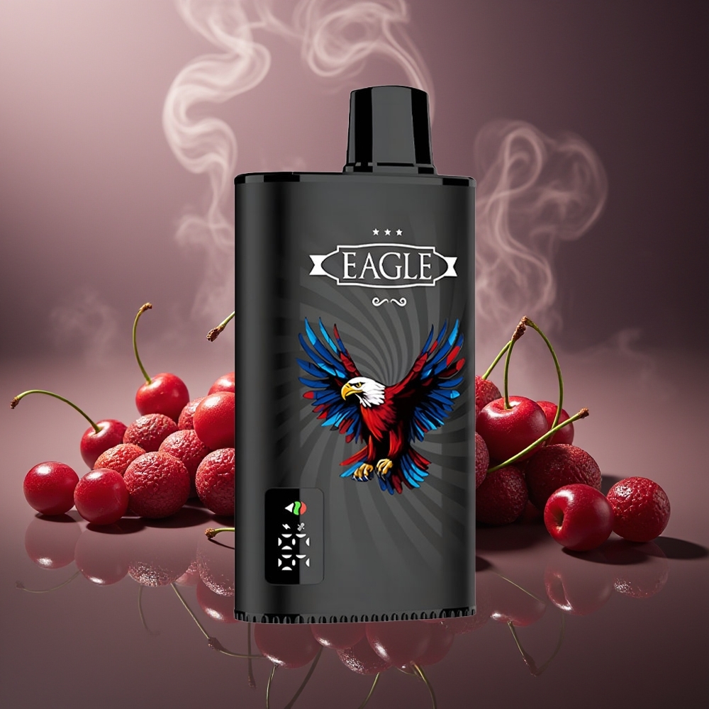 Partihandel Sverige JNR EAGLE Smart 23000 Puffs Digital Skärm Mesh Coil Körsbär Cola