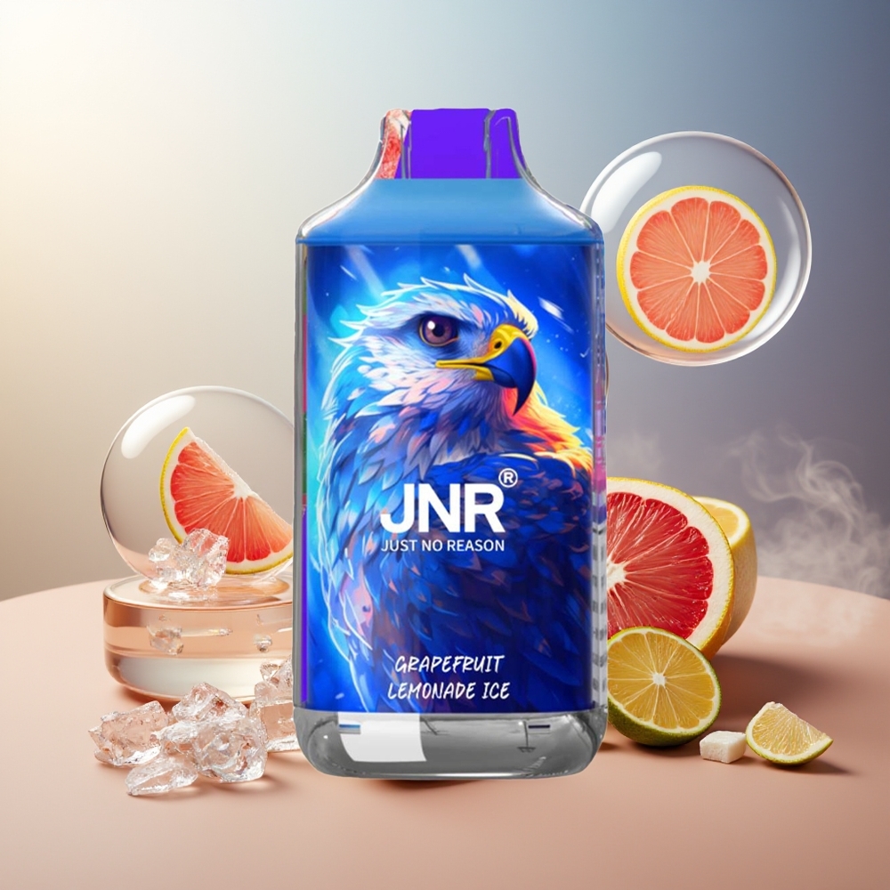 Partihandel Sverige JNR Falcon 16000 Puffs 22ml Grapefrukt Lemonad Is Typ C Belysning Smart LED 0% 2%