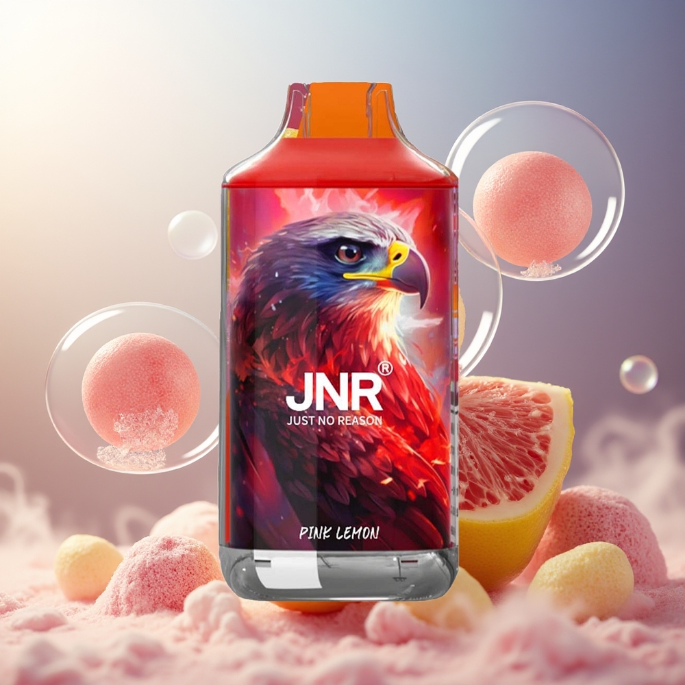 Partihandel Sverige JNR Falcon 16000 Puffs 850mAh 22ml Coil Rosa Citron