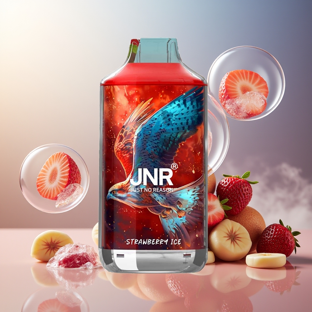 Partihandel Sverige JNR Falcon 16000 Puffs 850mAh 22ml Jordgubb Is