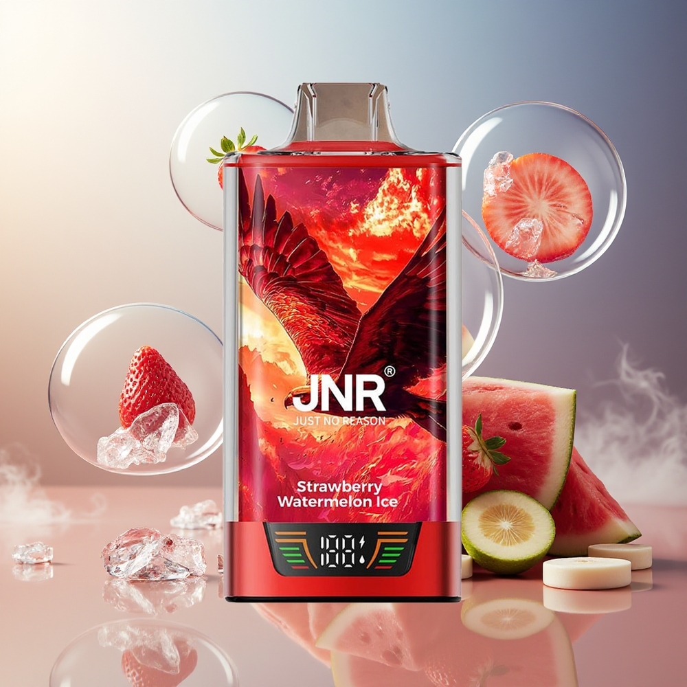 Partihandel Sverige JNR Falcon Pro 28000 2 mun Jordgubb Vattenmelon Is 30ml 950mAh 5%