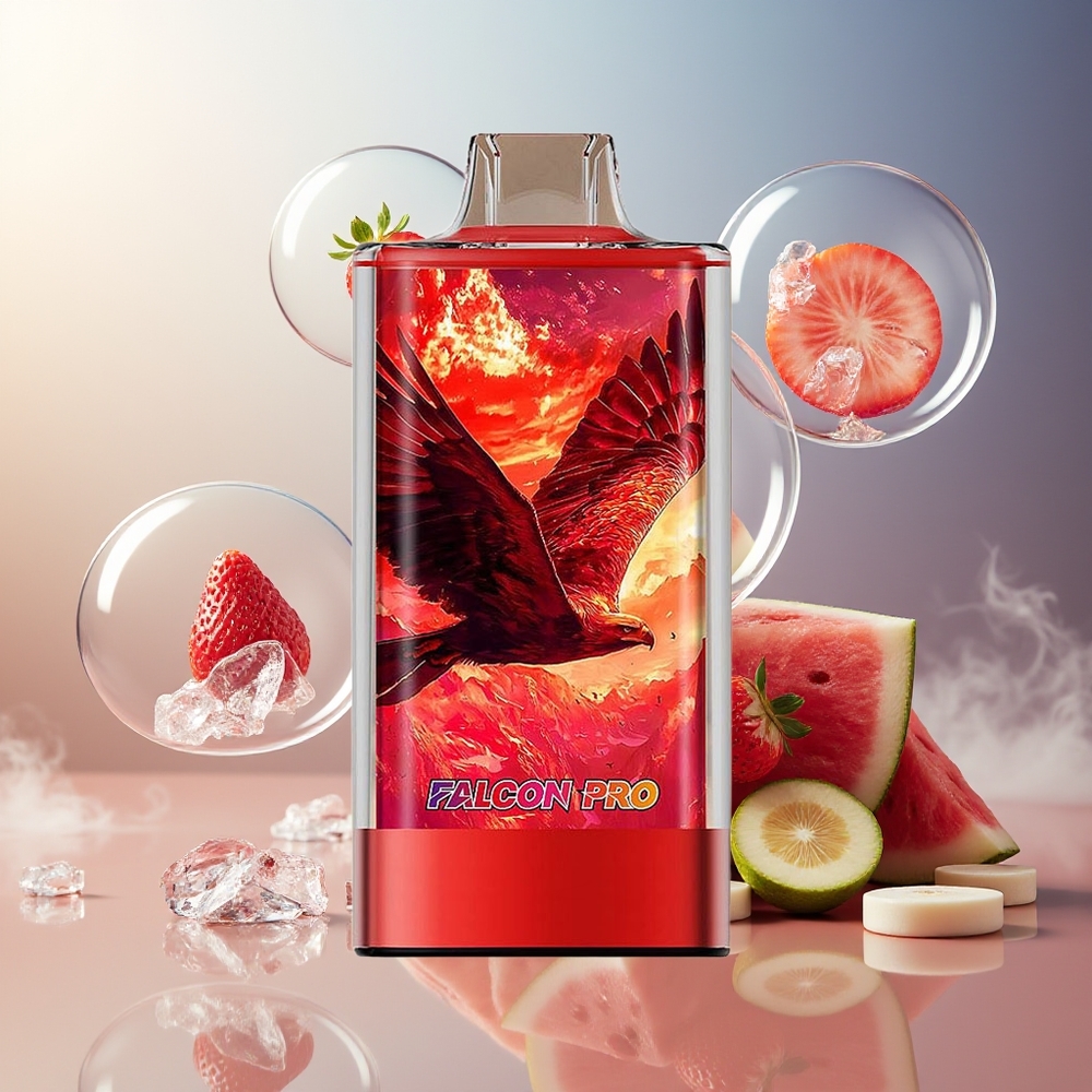 Partihandel Sverige JNR Falcon Pro 28000 2 mun Jordgubb Vattenmelon Is 30ml 950mAh 5%
