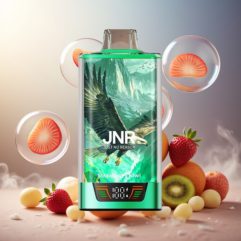 Partihandel Sverige JNR Falcon Pro 28000 30ml Jordgubb-Kiwi Smart Display