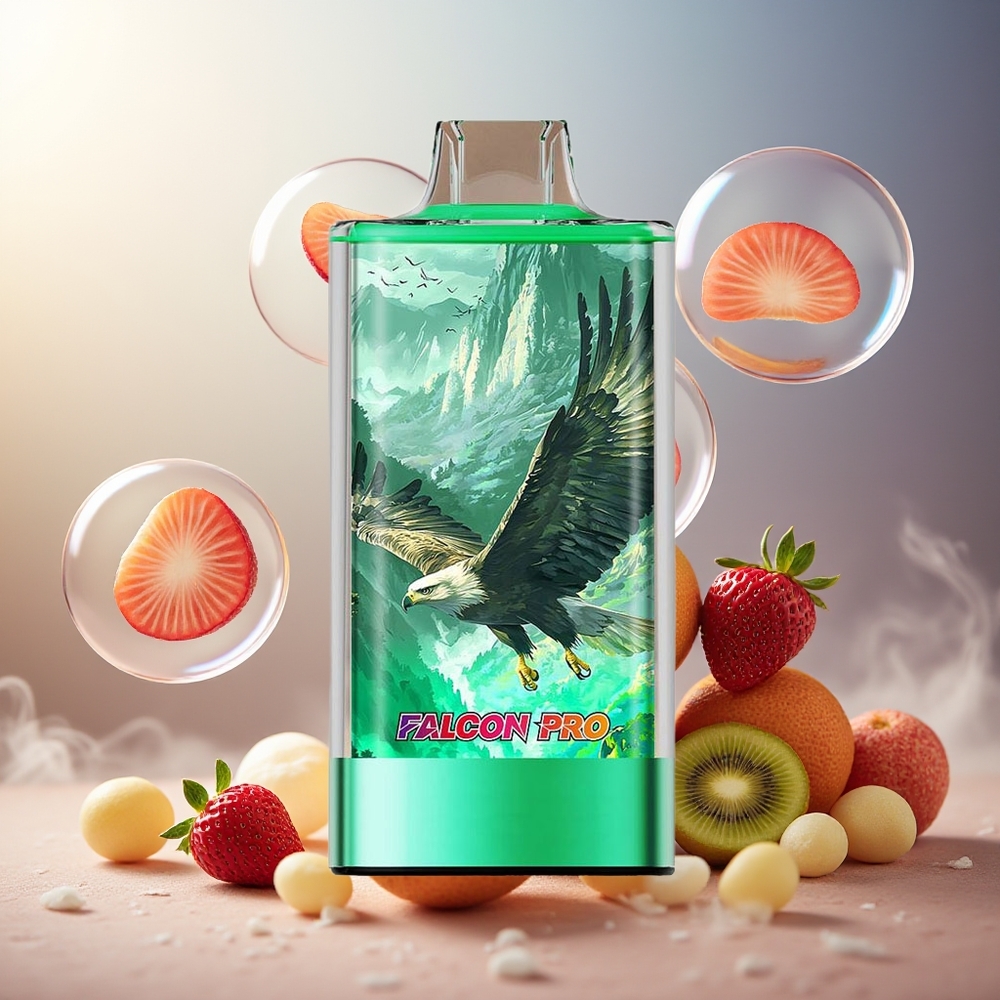 Partihandel Sverige JNR Falcon Pro 28000 30ml Jordgubb-Kiwi Smart Display