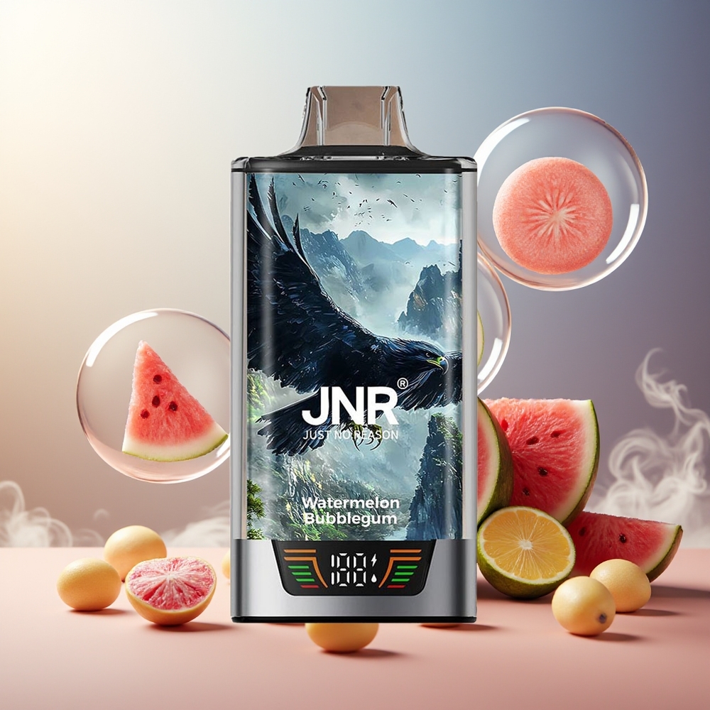 Partihandel Sverige JNR Falcon Pro 28000 Dubbel MESH 30ml Vattenmelon Tuggummi