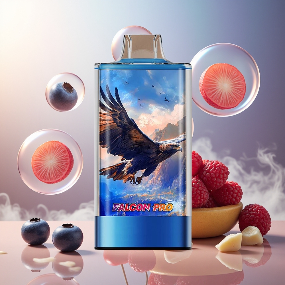 Partihandel Sverige JNR Falcon Pro 28000 Dubbel Mesh 30ml Blåbär Hallon Körsbär