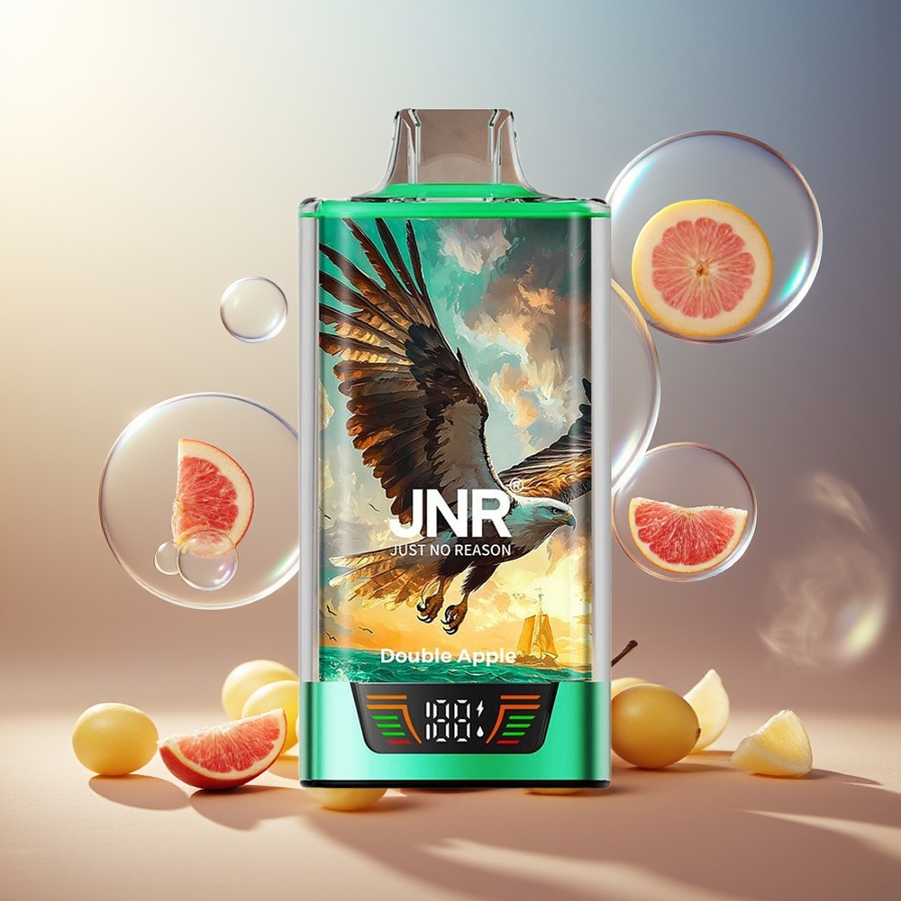 Partihandel Sverige JNR Falcon Pro 28000 Engångs Vape Dubbel Äpple 30ml 950mAh 5% Smart Display Dual Mesh