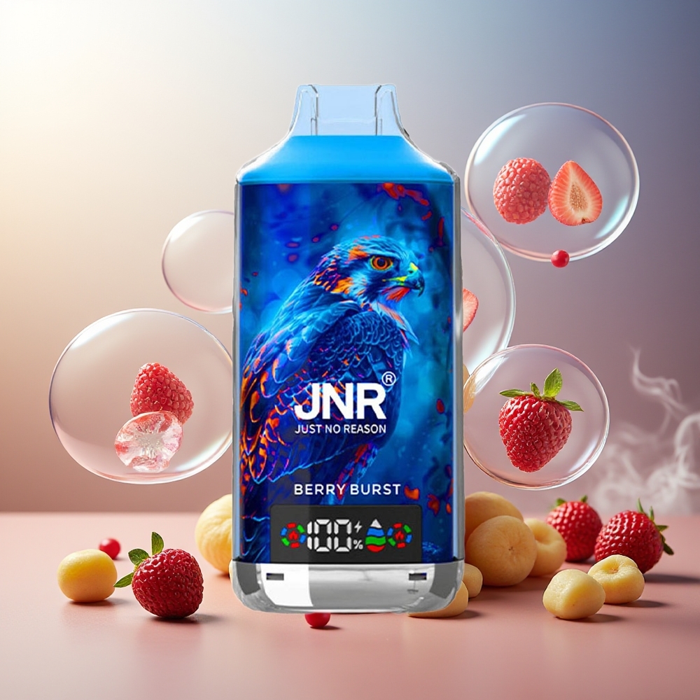 Partihandel Sverige JNR Falcon X 18000 Puffs Bär Explosion 750mAh 24ml Dual Mesh Display Type-C