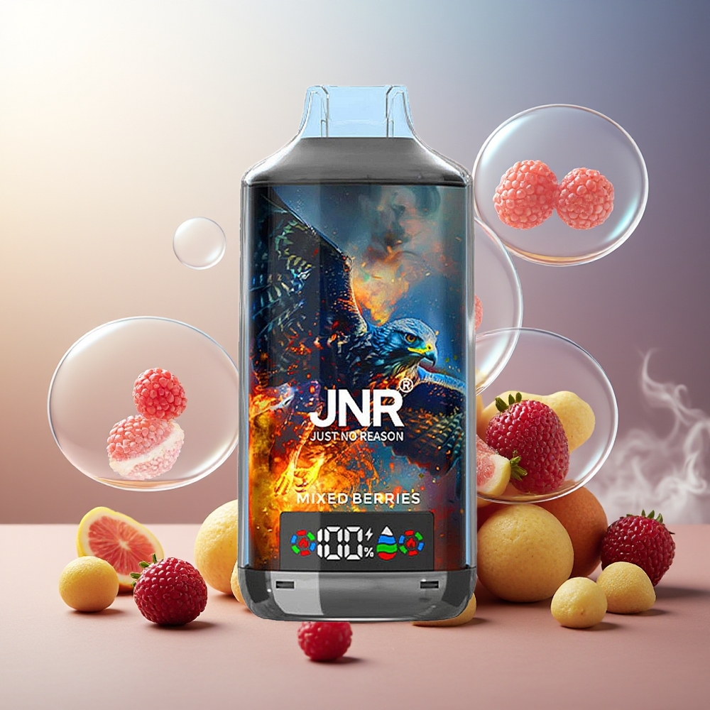 Partihandel Sverige JNR Falcon X 18000 Puffs Blandade Bär 750mAh 24ml Dual Mesh Coil Type-C