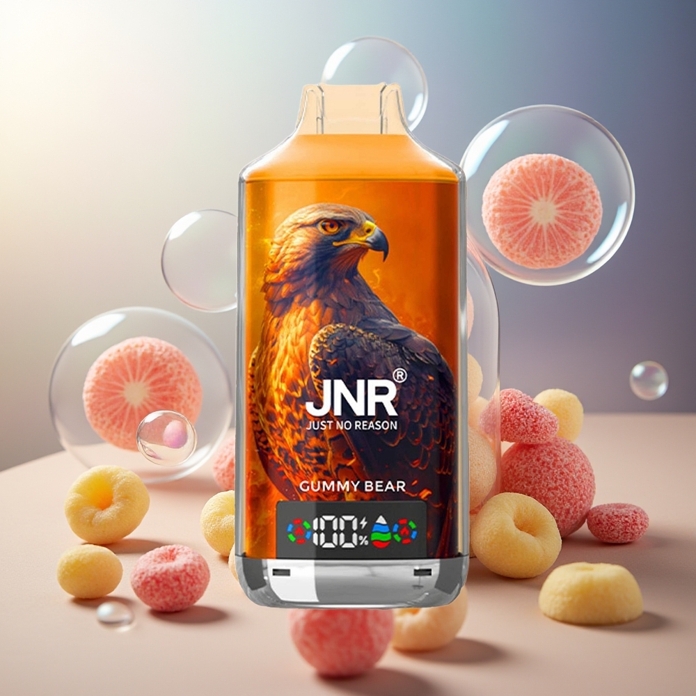Partihandel Sverige JNR Falcon X 18000 Puffs Godispanda 24ml Dual Mesh Type-C 0/2/5%