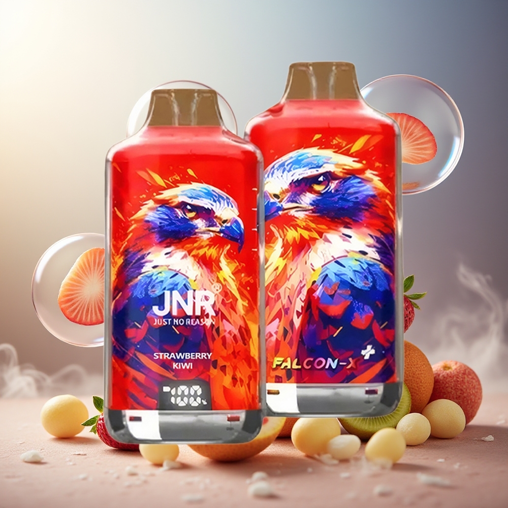 Partihandel Sverige JNR Falcon X⁺ 28000 2ml JordgubbKiwi 950mAh Luftflöde 2Munnar