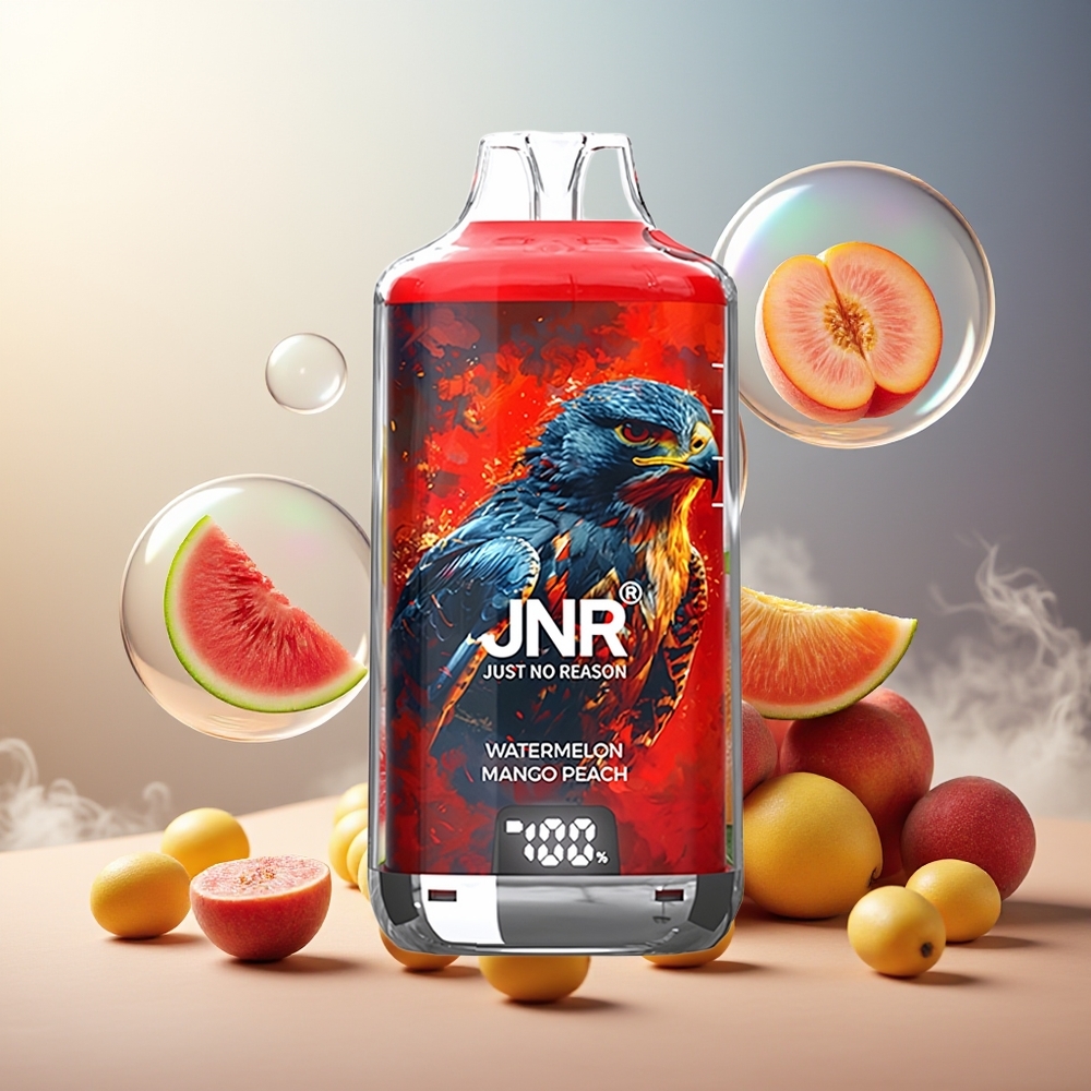 Partihandel Sverige JNR Falcon X⁺ 28000 Engångsvape Vattenmelon Mango Persika 950mAh 2ml 2%