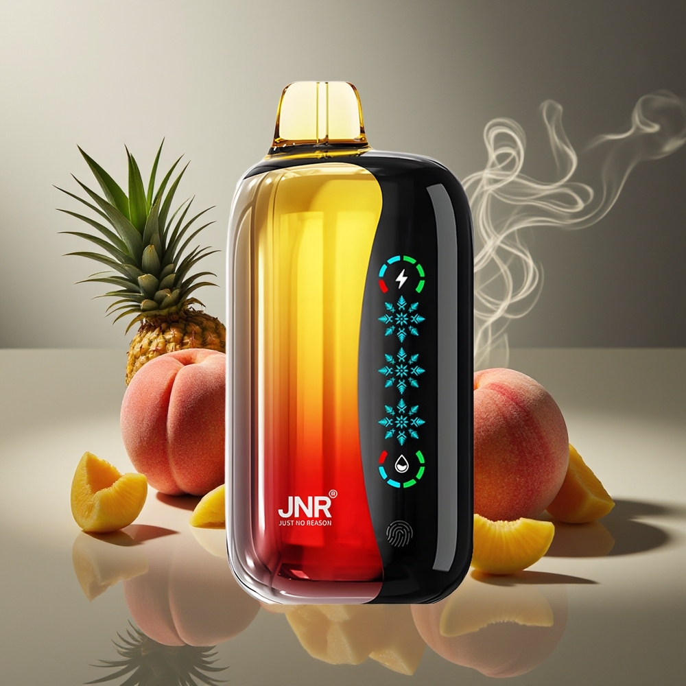 Partihandel Sverige JNR Flex Ice 21000 Puffar Engångs Vape Persika Mango Ananas Justerbar Luftflöde Typ-C Laddning