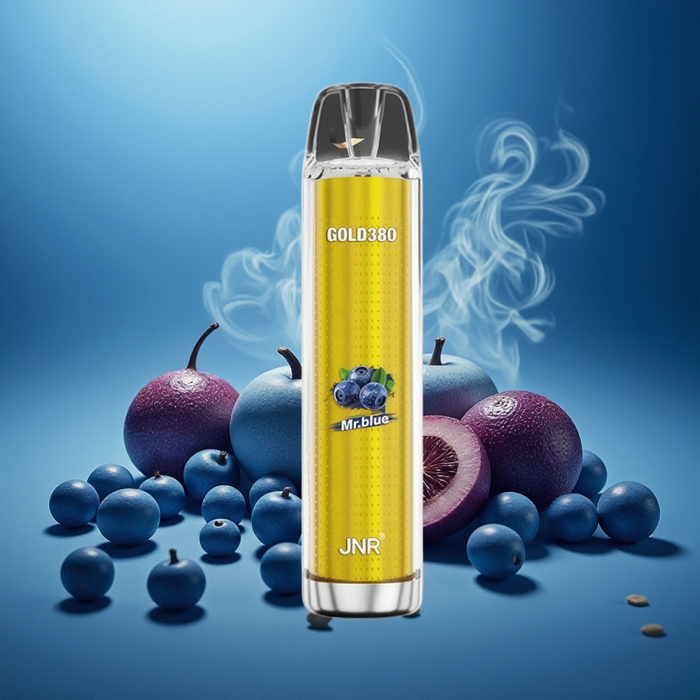 Partihandel Sverige JNR Glod380 6000 Puffs 1500mAh 13ml Herr Blå