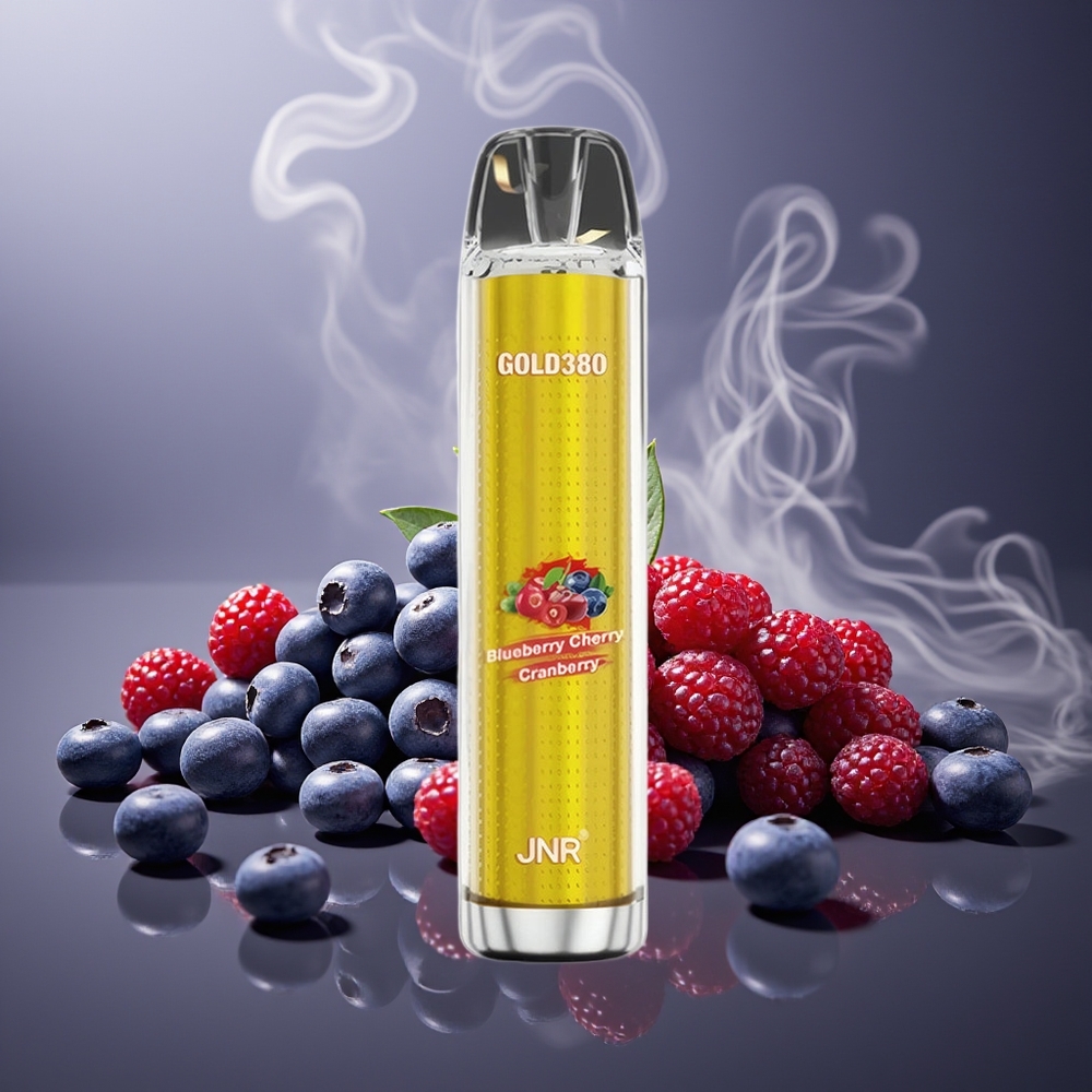 Partihandel Sverige JNR Glod380 6000 Puffs 1500mAh Blåbär Körsbär Tranbär