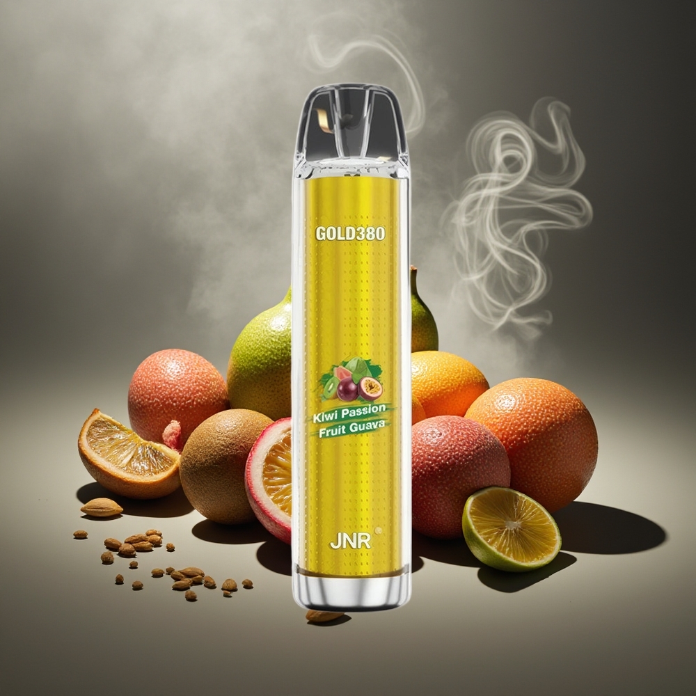 Partihandel Sverige JNR Glod380 6000 Puffs 1500mAh Kiwi Passionsfrukt Guava
