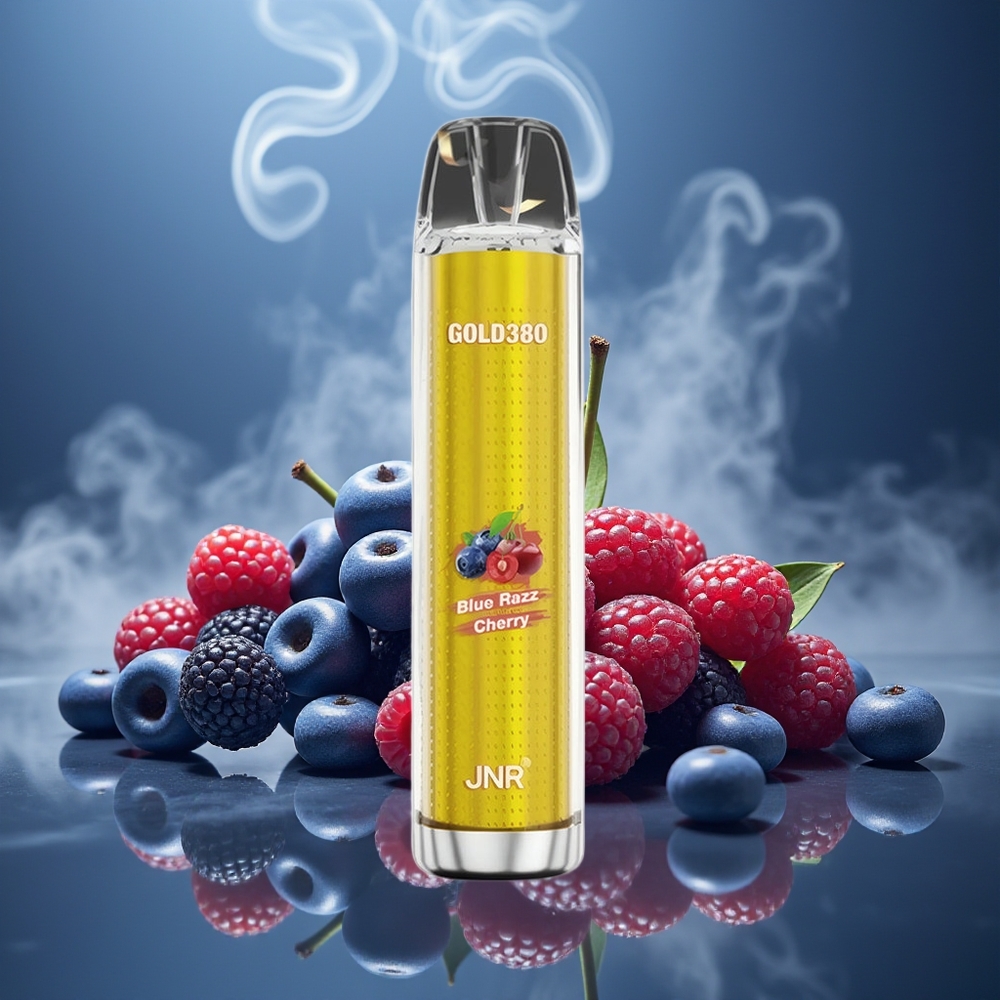 Partihandel Sverige JNR Glod380 6000 Puffs Blå Hallon Körsbär 1500mAh 1.0ohm