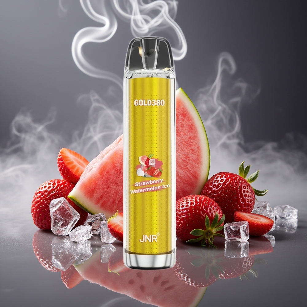 Partihandel Sverige JNR Glod380 6000 Puffs Jordgubb Vattenmelons Is 1500mAh 1.0ohm 13ml