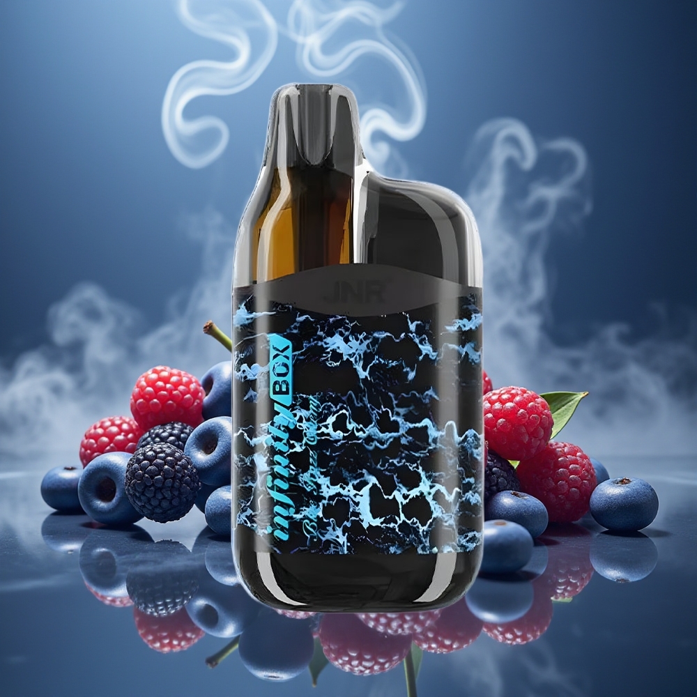 Partihandel Sverige JNR Infinity Box 10700 2200mAh 15ml Blå Hallon Körsbär