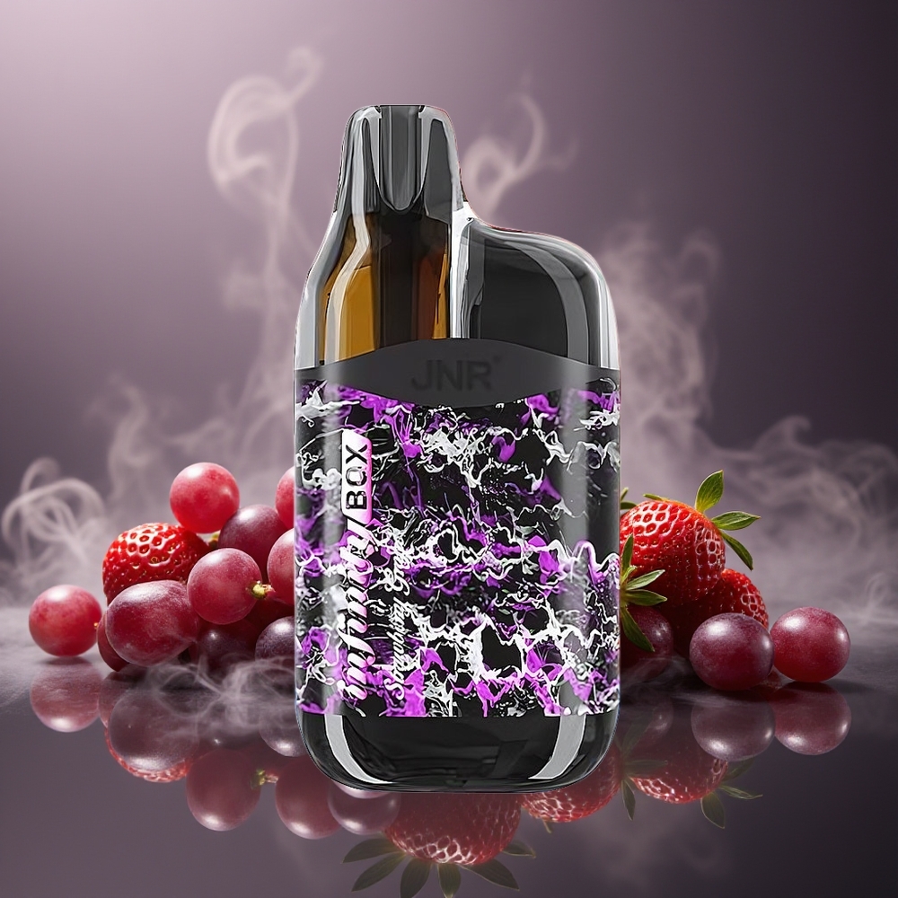 Partihandel Sverige JNR Infinity Box 10700 Puffs 2200mAh Jordgubb Druva