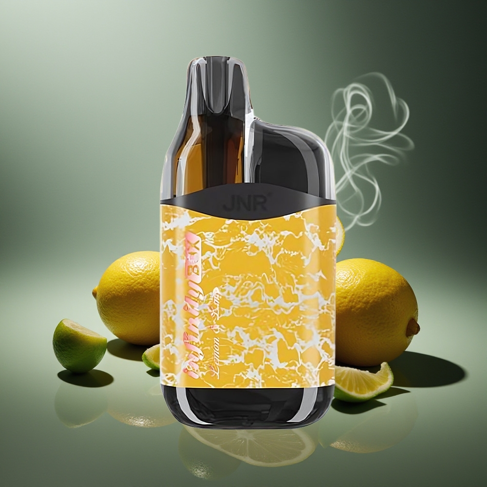 Partihandel Sverige JNR Infinity Box 10700 Puffs Engångs Vape Citron & Lime 2200mAh 15ml 2%