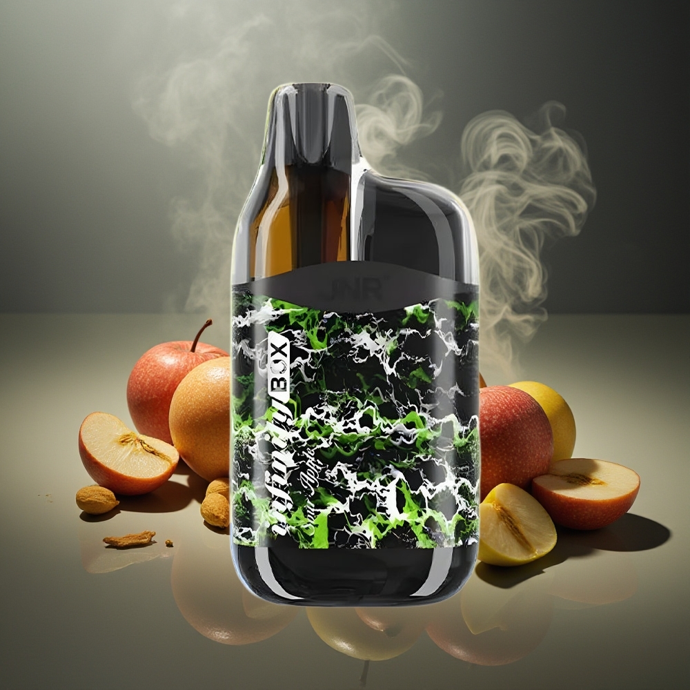 Partihandel Sverige JNR Infinity Box 10700 Puffs Engångsvape Sur Äpple 2200mAh 15ml 2%