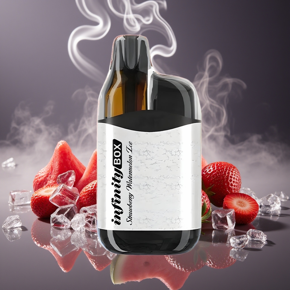Partihandel Sverige JNR Infinity Box 10700 Puffs Jordgubb Vattenmelon Is 2200mAh 15ml 2%