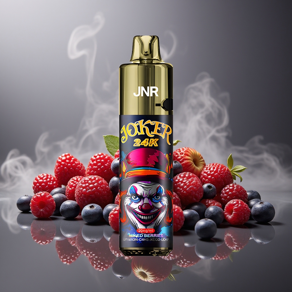 Partihandel Sverige JNR Joker 24K Blåbär Mix 2 24000 Puffs 2% Nicotine 800mAh