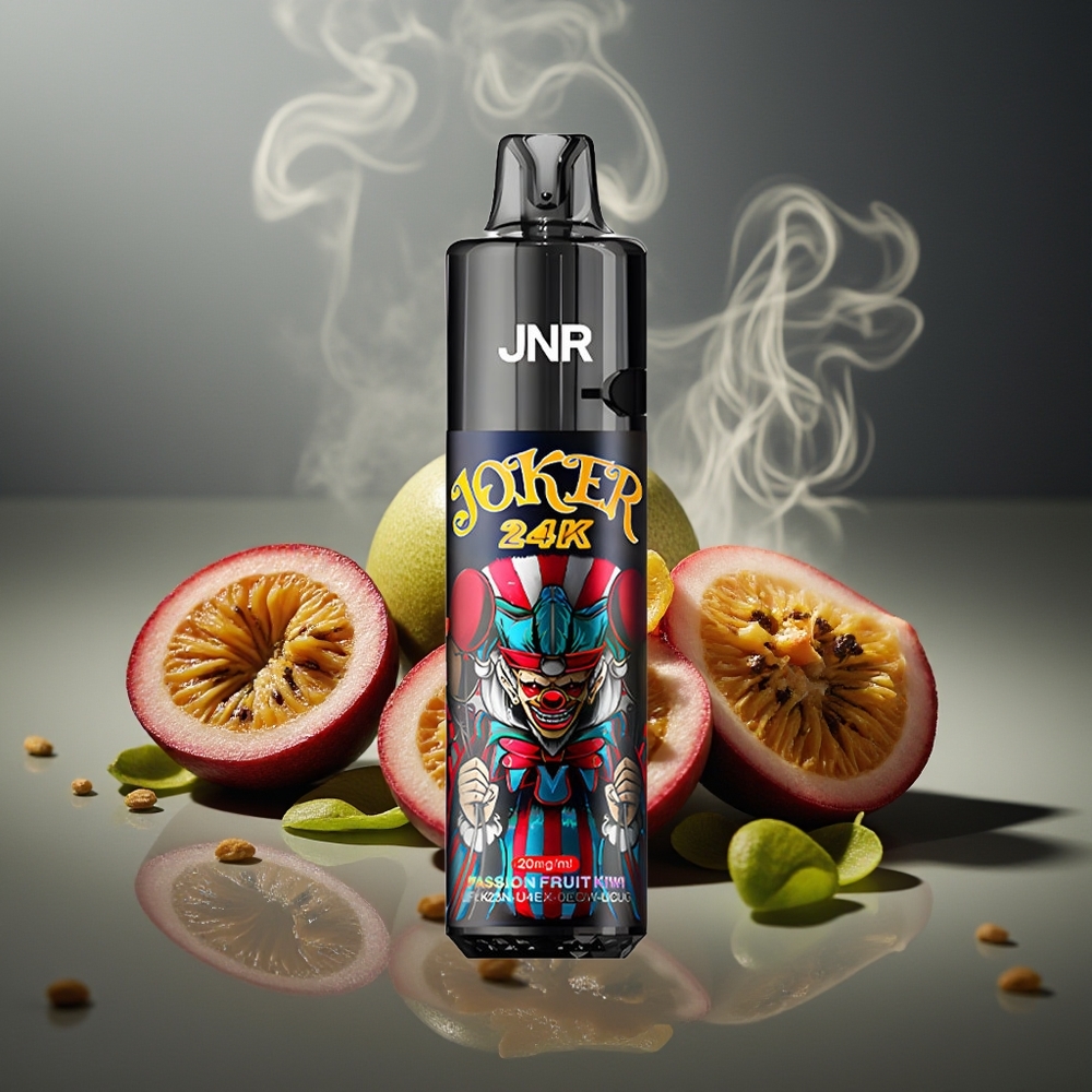 Partihandel Sverige JNR Joker 24K Puffs 2+10ml Passionsfrukt Kiwi Engångsvape