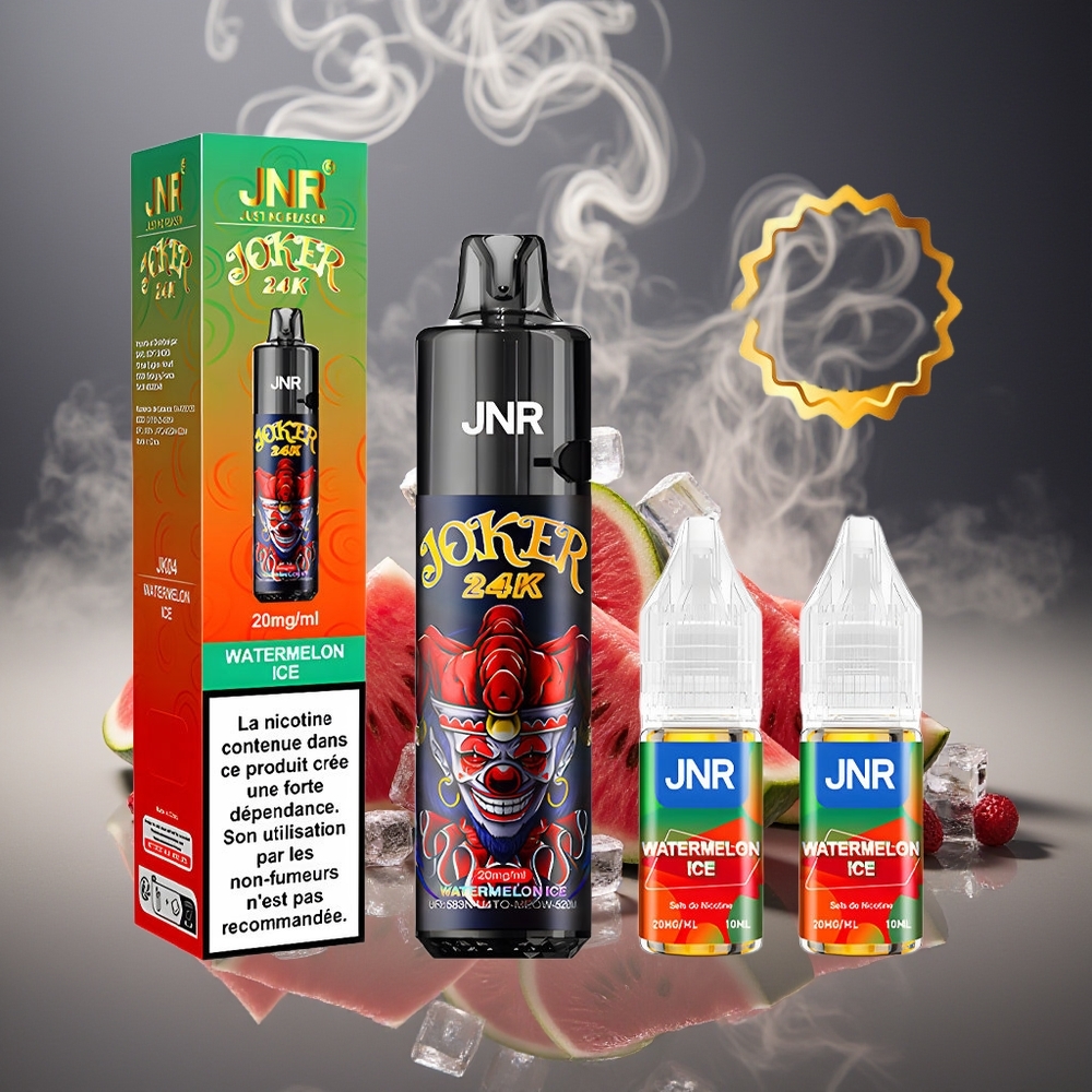 Partihandel Sverige JNR Joker 24K Puffs Engångsvape Vattenmelon Is 24000 Puffs 800mAh