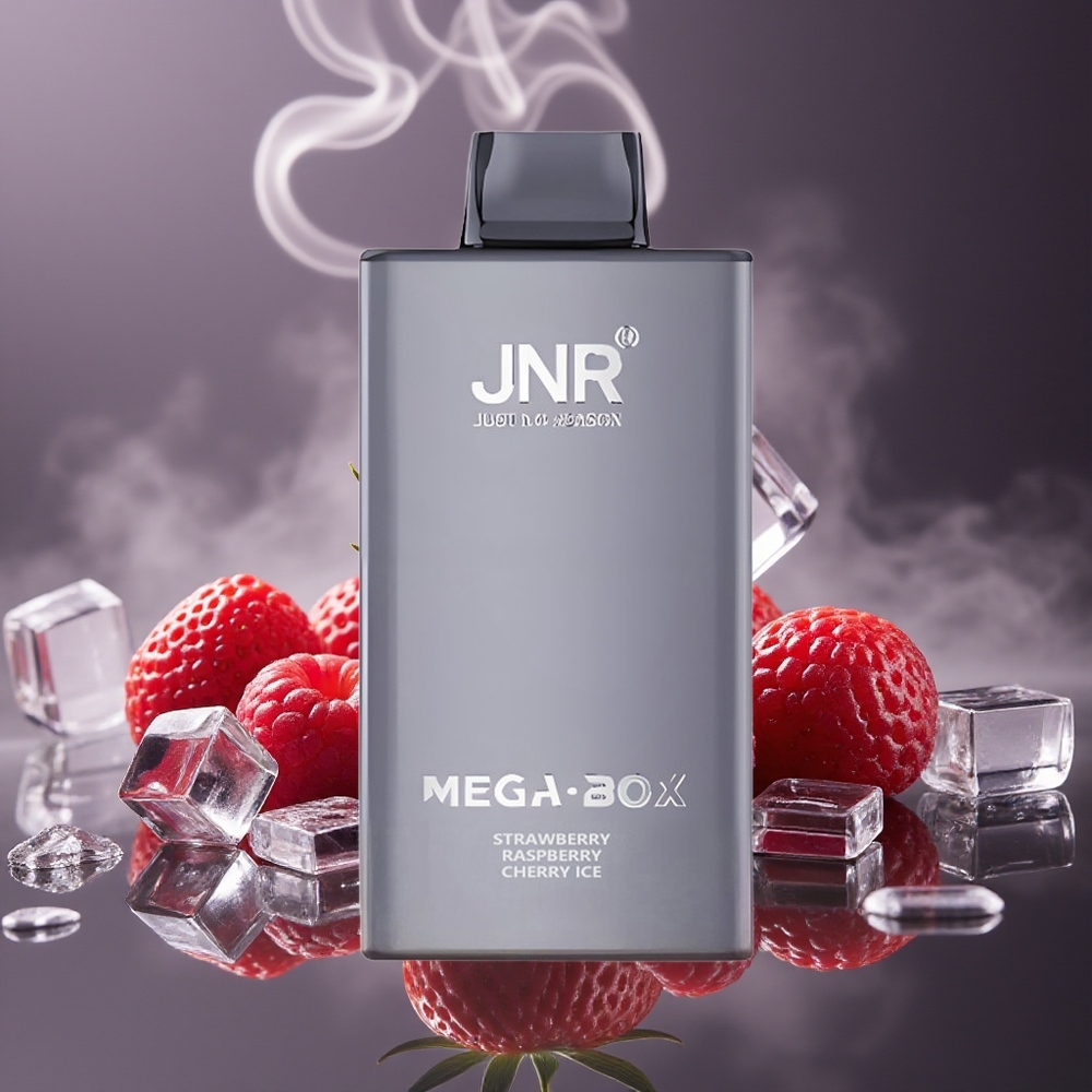 Partihandel Sverige JNR Mega Box 25000 Puffs 30ml 850mAh Dual Mesh Jordgubb Hallon Körsbär Is