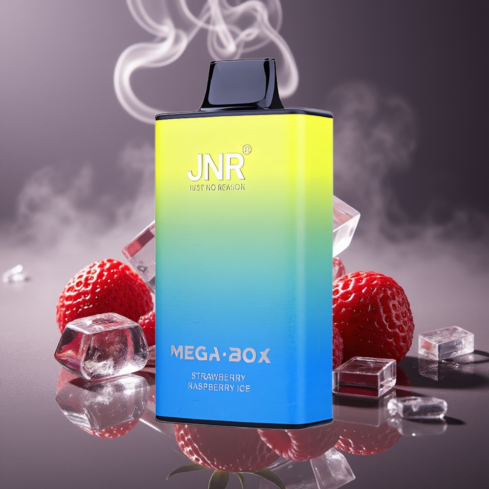 Partihandel Sverige JNR Mega Box 25000 Puffs 30ml 850mAh Jordgubb Hallon Is