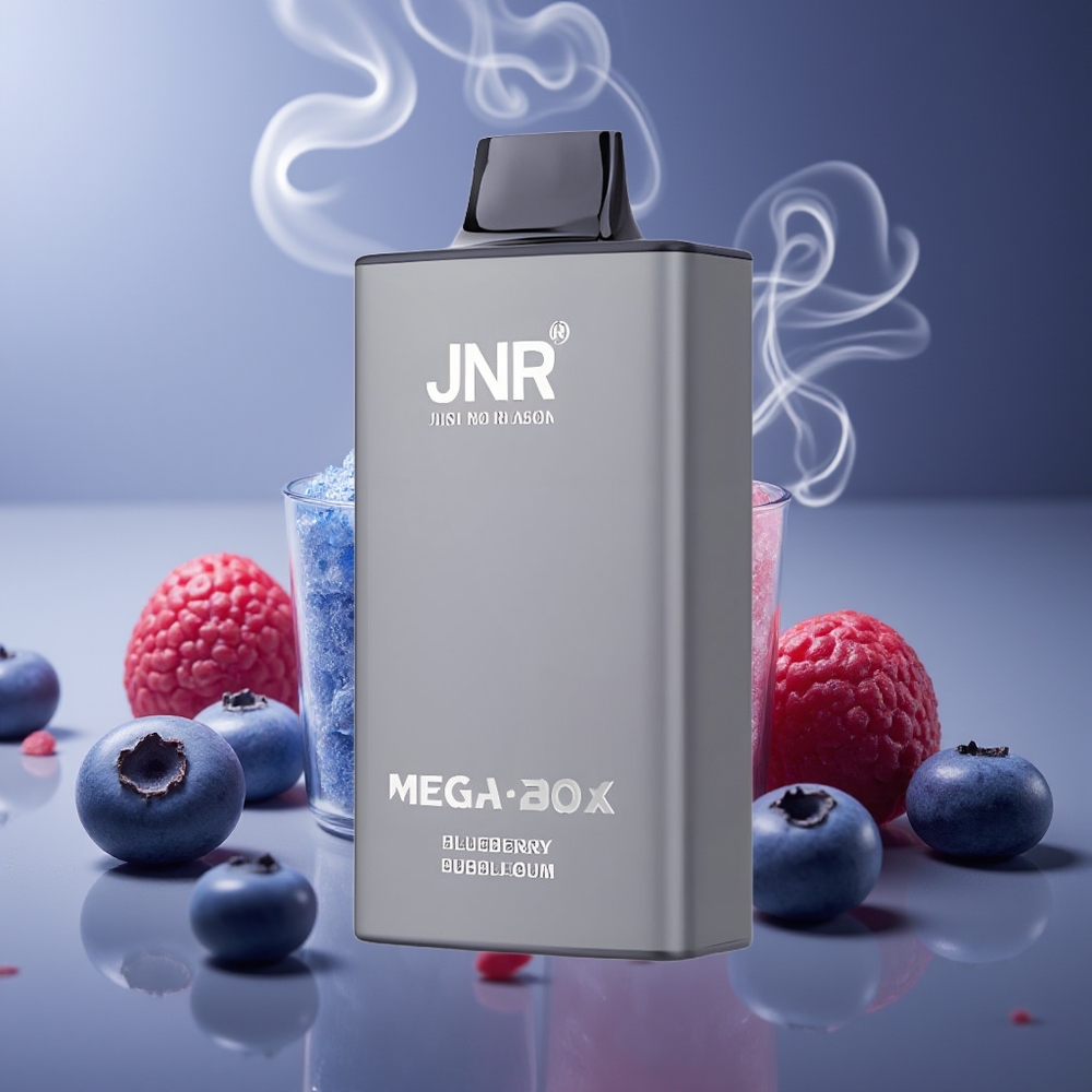Partihandel Sverige JNR Mega Box 25000 Puffs 30ml Blåbär Bubblegum Type-C