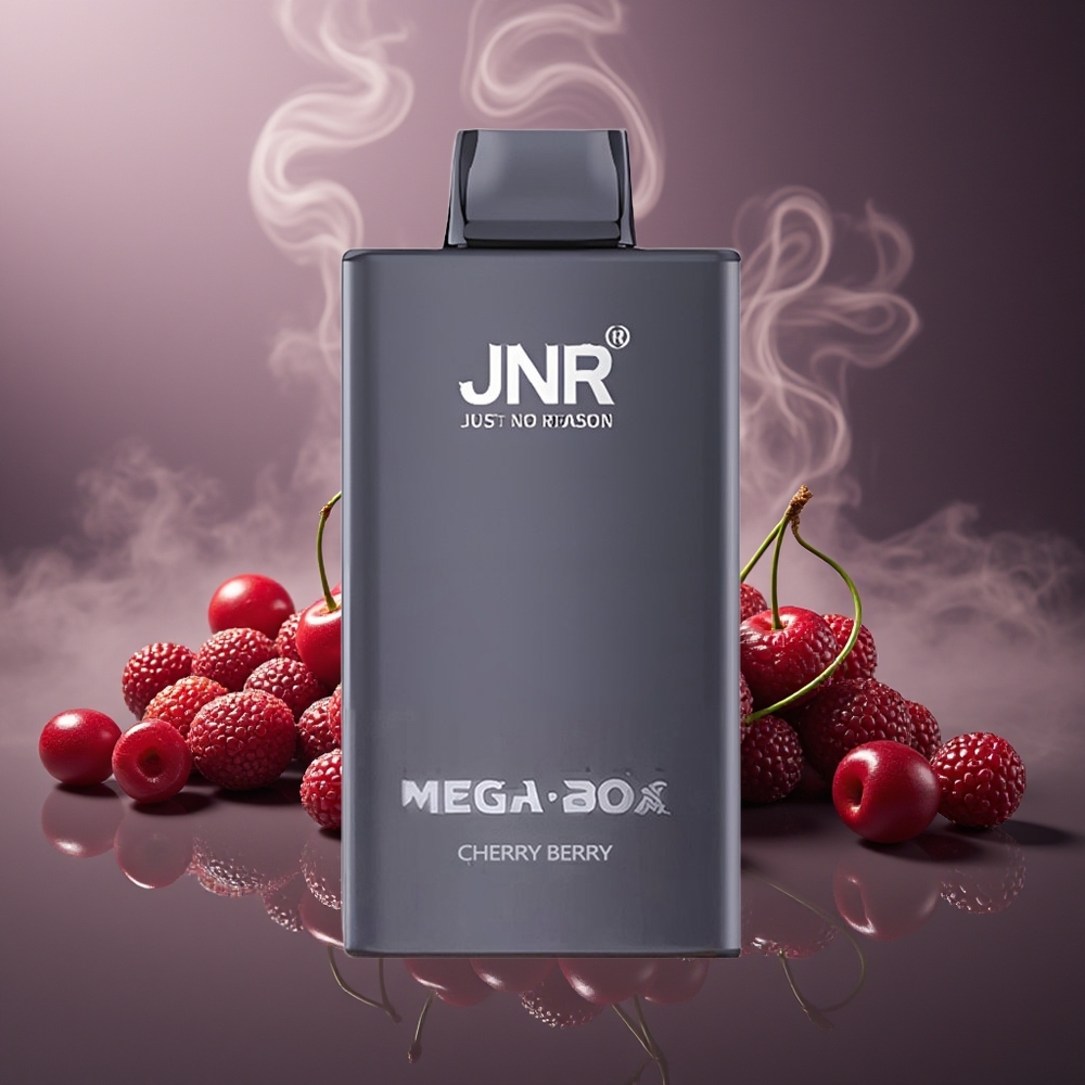 Partihandel Sverige JNR Mega Box 25000 Puffs Dual Mesh Coil Type-C Körsbär Bär
