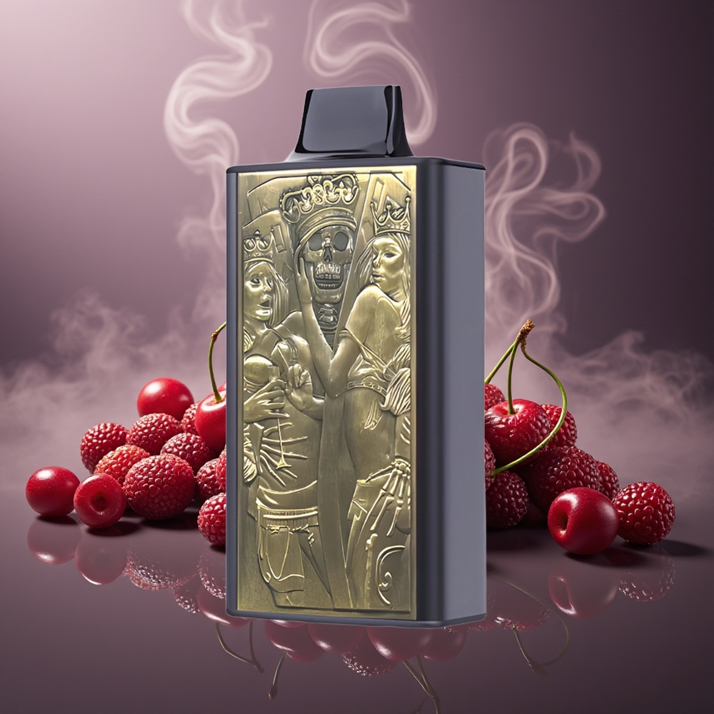 Partihandel Sverige JNR Mega Box 25000 Puffs Dual Mesh Coil Type-C Körsbär Bär