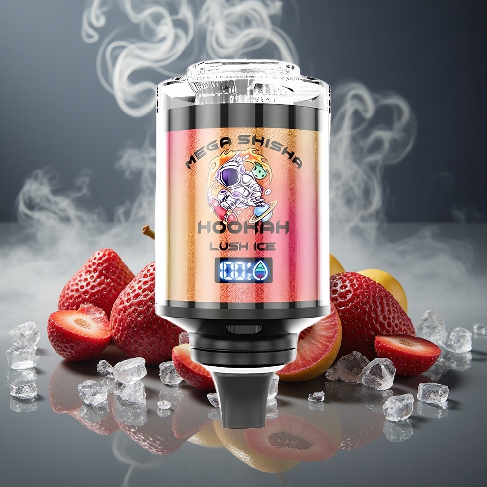 Partihandel Sverige JNR Mega Shisha Hookah 100K 2% Nikotin Ljus Is
