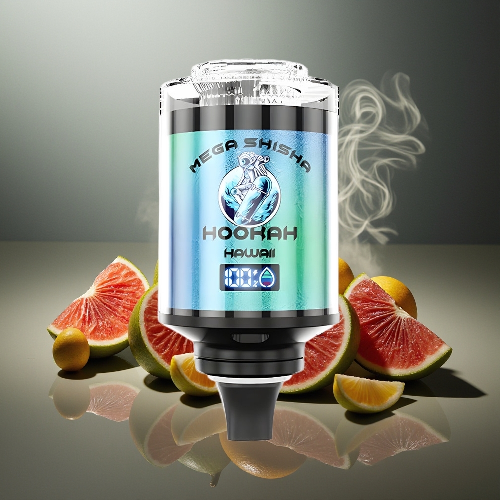 Partihandel Sverige JNR Mega Shisha Hookah 100K Desktop 2200mAh Typ-C Hawaii