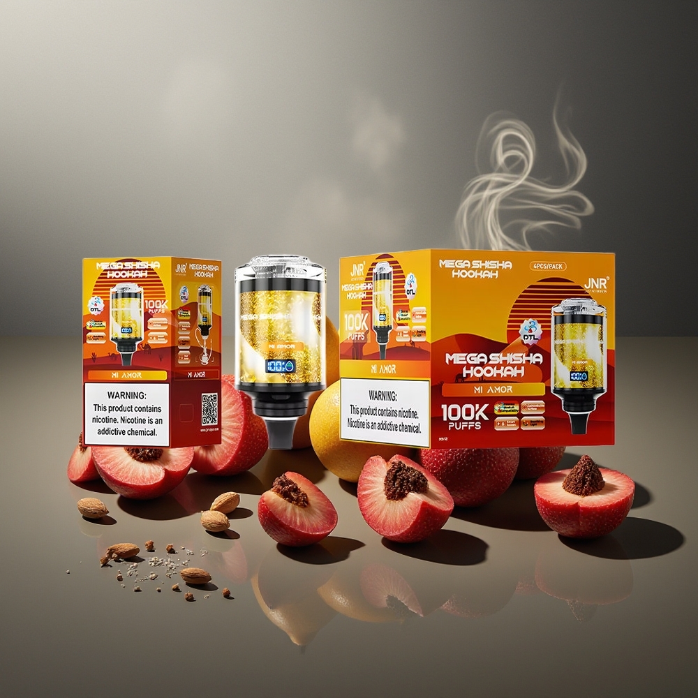 Partihandel Sverige JNR Mega Shisha Hookah 100K Skrivbordskompatibel 2200mAh Mi Amor