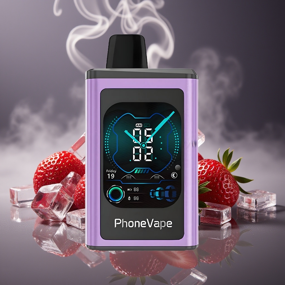 Partihandel Sverige JNR PhoneVape 30000 puffar Turbo Jordgubbis Typ-C App