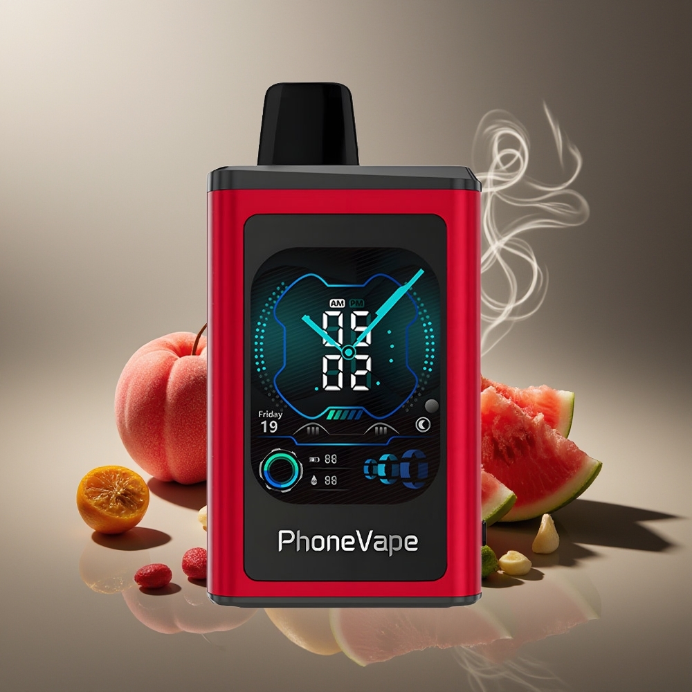 Partihandel Sverige JNR PhoneVape 30000 puffar Typ-C Turbo Persika Mango Vattenmelon 2%/5%
